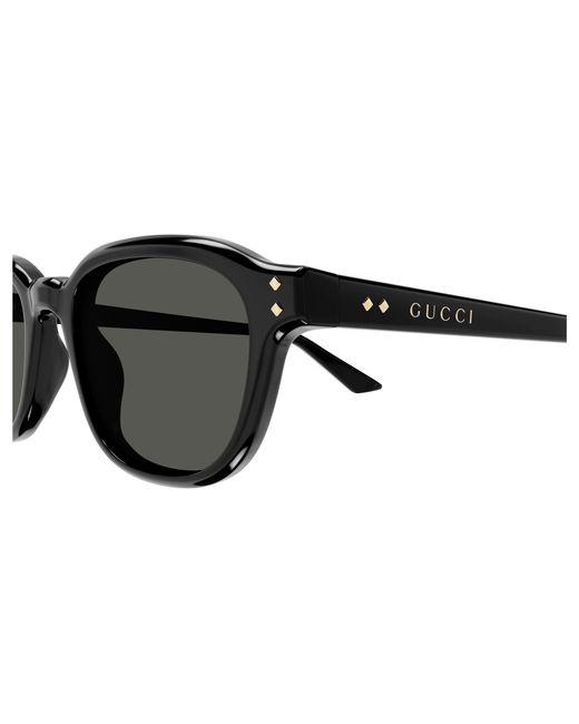 Gucci Black Gg1892S 001 Sunglasses Acetate Round for men