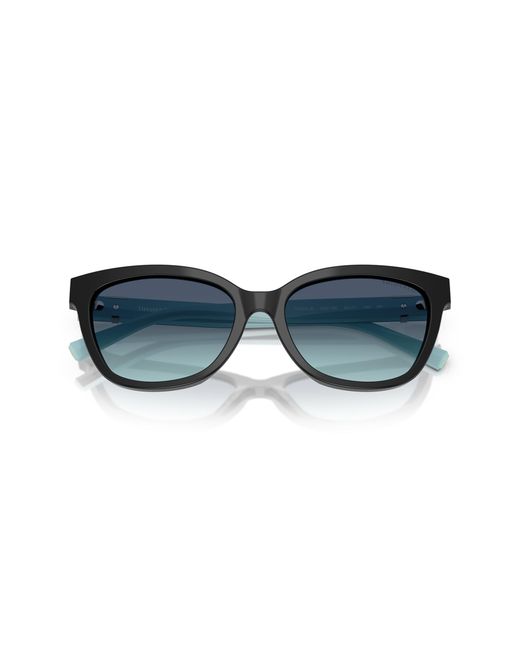 Tiffany & Co Black Tf4237B 80019S Sunglasses Acetate Cat Eye Normal Shaded