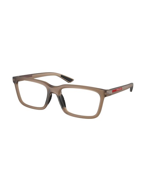 Prada Linea Rossa Black Ps 02Sv 29F1O1 Optical Frames Injected Squared Normal for men