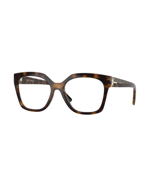 Vogue Eyewear Black Vo5691 W656 Optical Frames Nylon Transparent Squared Normal