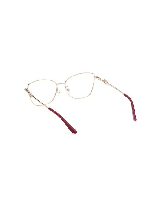 Guess Black Gu50316 001 Optical Frames Metal Cat Eye Normal