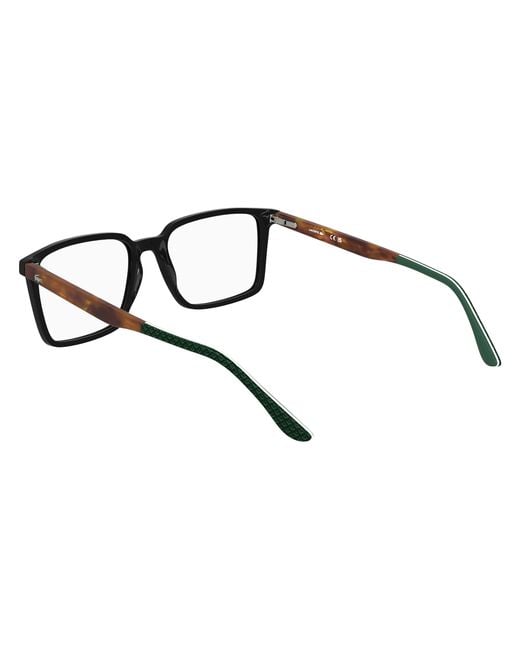 Lacoste Black L2992 001 Optical Frames Acetate Squared Normal for men