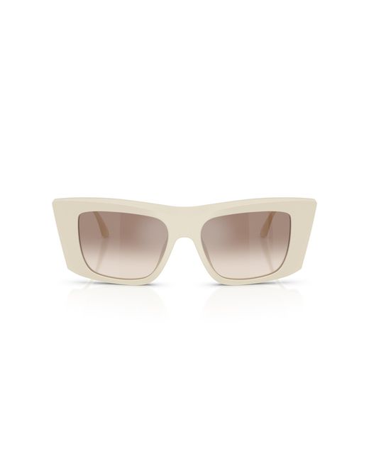 Dolce & Gabbana Black Dg4510 331294 Sunglasses Acetate Cat Eye Mirrored Shaded