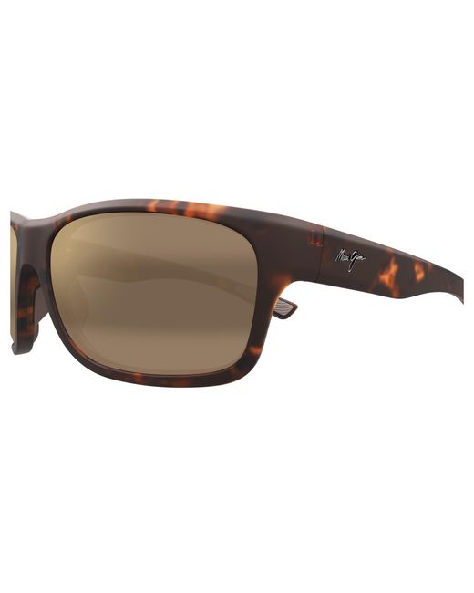 Maui Jim Black Mj0681S 002 Sunglasses Bio-Injected Bronze Squared for men