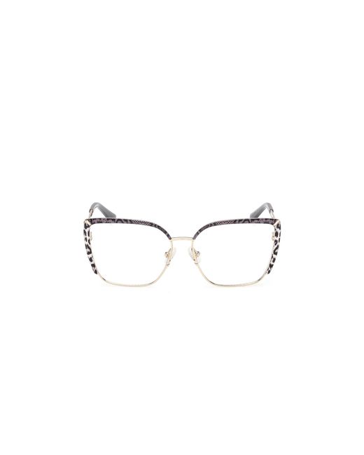 Guess Black Gu50249 033 Optical Frames Metal Squared Normal