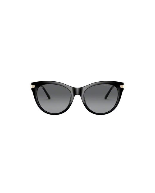 Michael Kors Black Mk2112U Bar Harbor 3332T3 Sunglasses Injected Cat Eye Polarized
