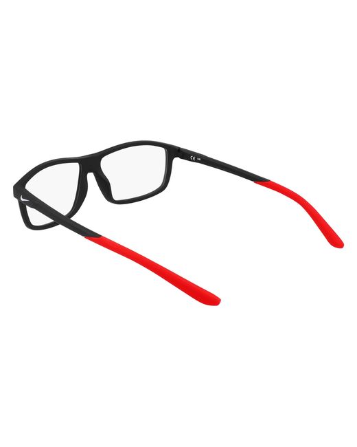 Nike Black 7291 006 Optical Frames Bio-Inject Squared Normal for men