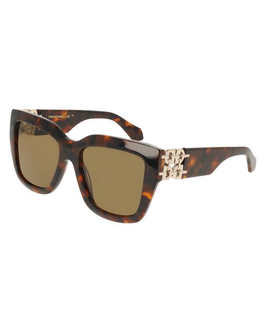 Ferragamo Black Sf2083Se 219 Sunglasses Acetate Squared Normal