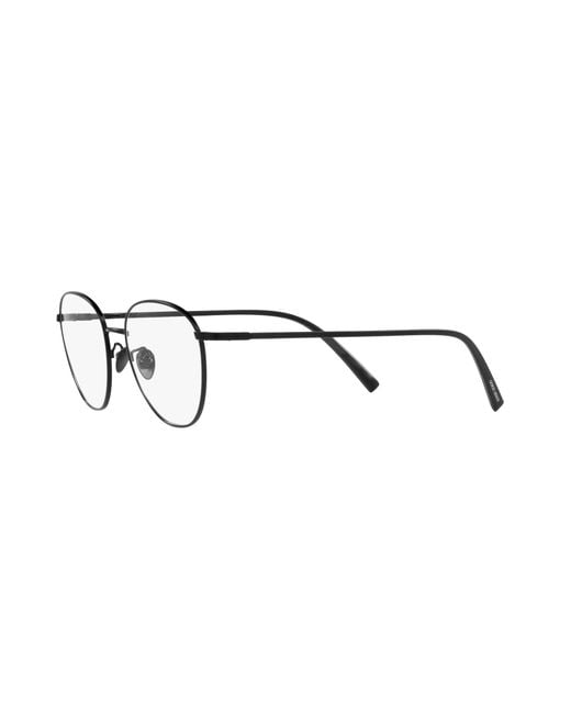 Giorgio Armani Black Ar5134 3001 Optical Frames Steel Transparent Pantos Normal for men