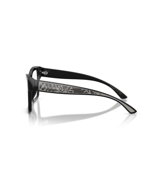 Dolce & Gabbana Black Dg3411 501 Optical Frames Acetate Squared Normal