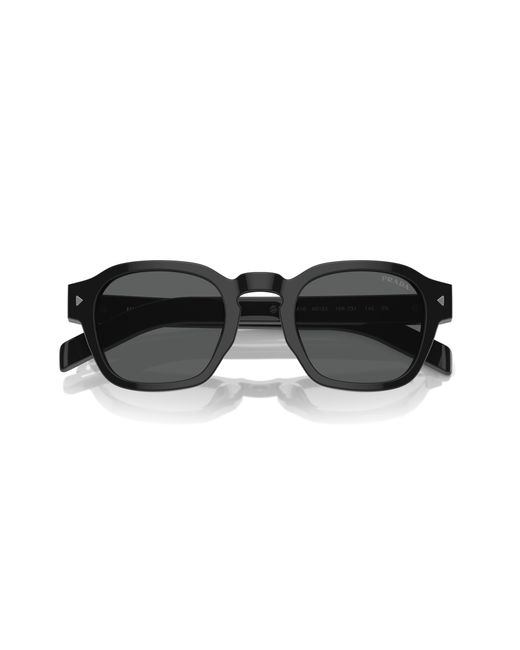 Prada Black Pr A16S 16K731 Sunglasses Acetate Pantos Normal for men