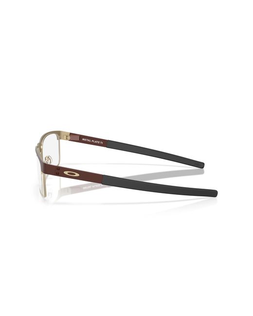 Oakley Black Ox5153 Metal Plate Ti 515305 Optical Frames Titanium Squared Normal for men