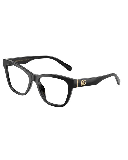 Dolce & Gabbana Black Dg3430 501 Optical Frames Acetate Squared Normal