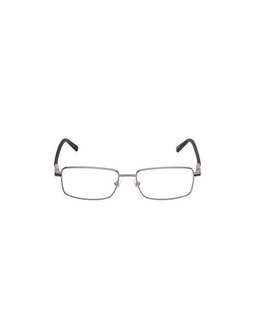 Timberland Black Tb50048 002 Optical Frames Metal Squared Normal for men