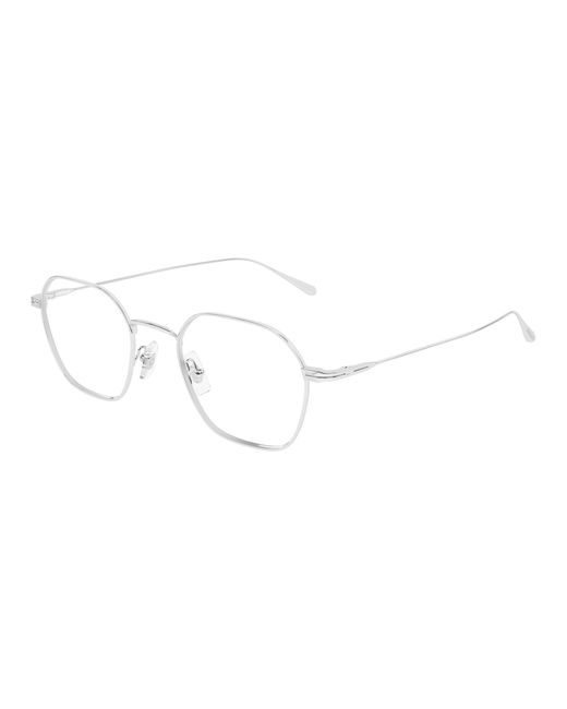 Montblanc Black Mb0476Oa 002 Optical Frames Metal Transparent Geometric for men