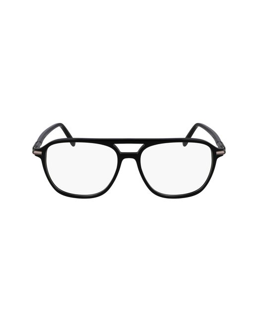 Ferragamo Black Sf3006 001 Optical Frames Acetate Squared Normal for men