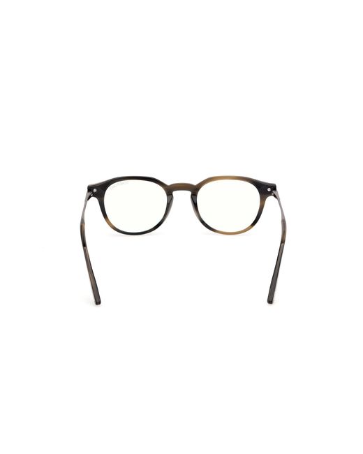 Tom Ford Black Ft6125-B 055 Optical Frames Acetate Round Normal for men