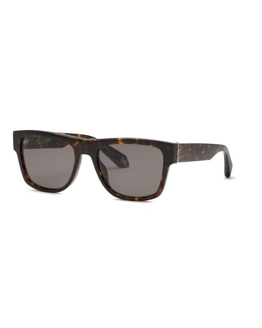 Roberto Cavalli Black Src139 743 Sunglasses Acetate Squared Normal for men