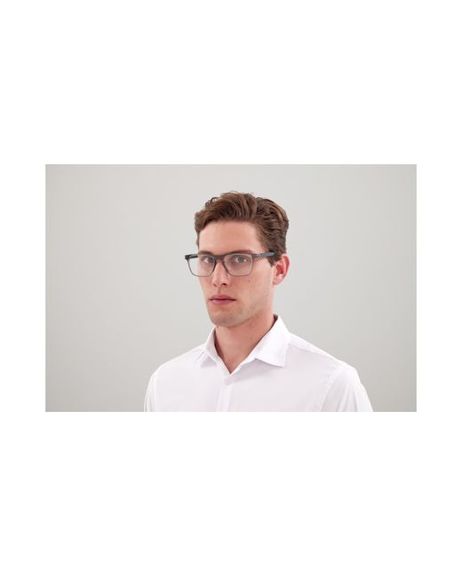 Montblanc Black Mb0251O 003 Optical Frames Acetate Squared for men