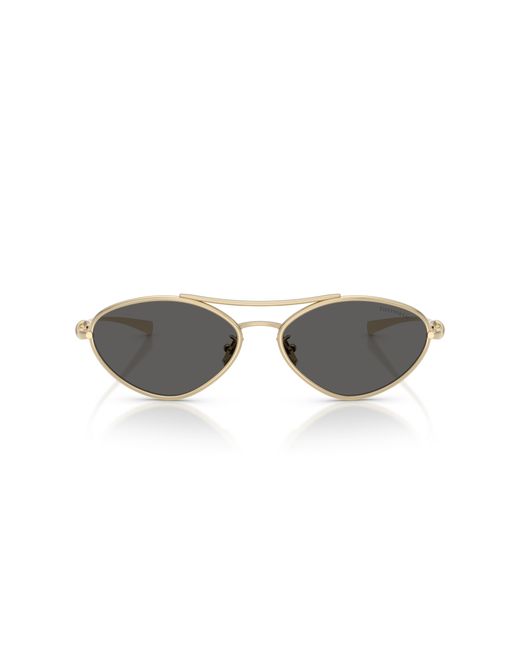 Tiffany & Co Black Tf3117 6021S4 Sunglasses Metal Geometric Normal
