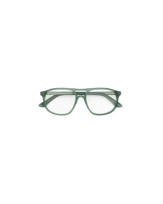 Retrosuperfuture Black 49O Numero 127 Salvia Optical Frames Acetate Squared