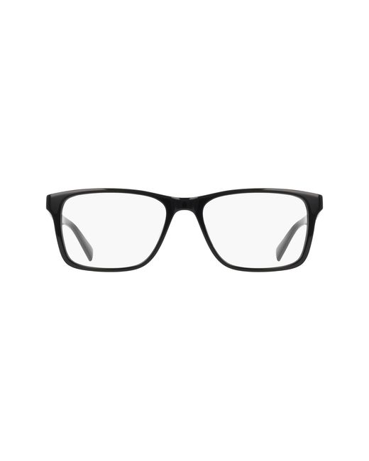 Nike Black 1000Y 034 Optical Frames Acetate Squared Normal