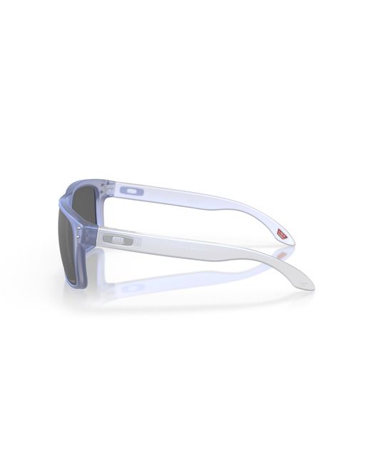 Oakley Black Oo9102 Holbrook 9102X8 Sunglasses Plastic Squared Mirrored Prizm for men