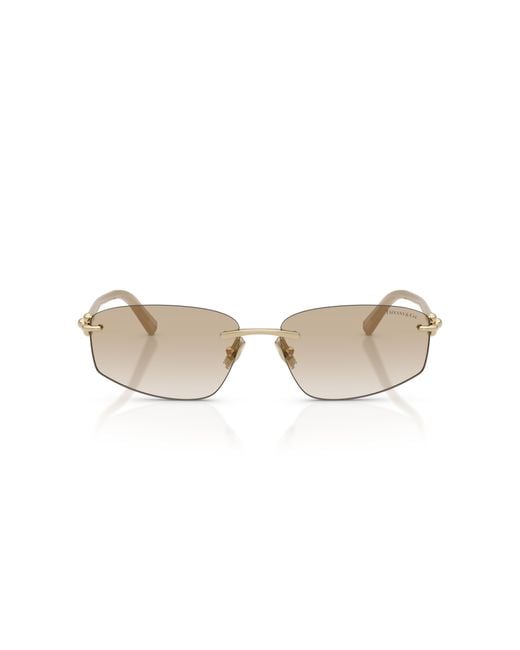 Tiffany & Co Black Tf3114 602111 Sunglasses Metal Geometric Normal Nuanced