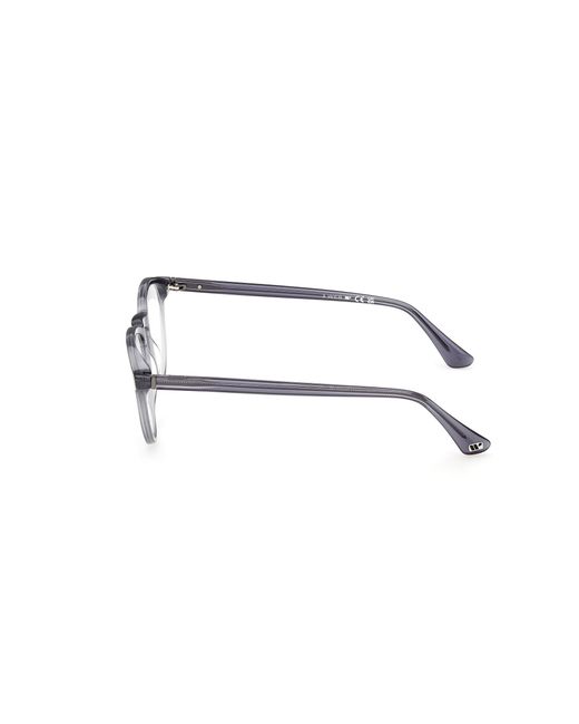Web Black We5474 090 Optical Frames Acetate Round Normal for men