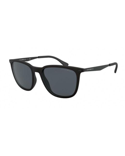 Emporio Armani Black Ea4149 504287 Sunglasses Plastic Squared for men