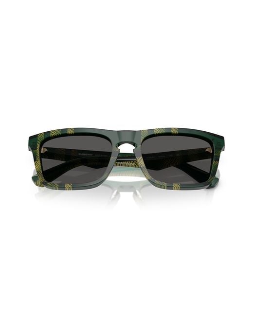 Burberry Black Be4434 412587 Sunglasses Acetate Squared Normal for men