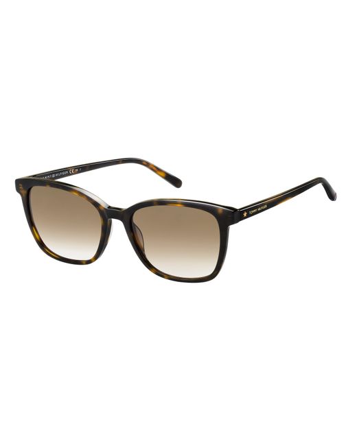 Tommy Hilfiger Black Th 1723/S 086/Ha Sunglasses Acetate Squared Shaded