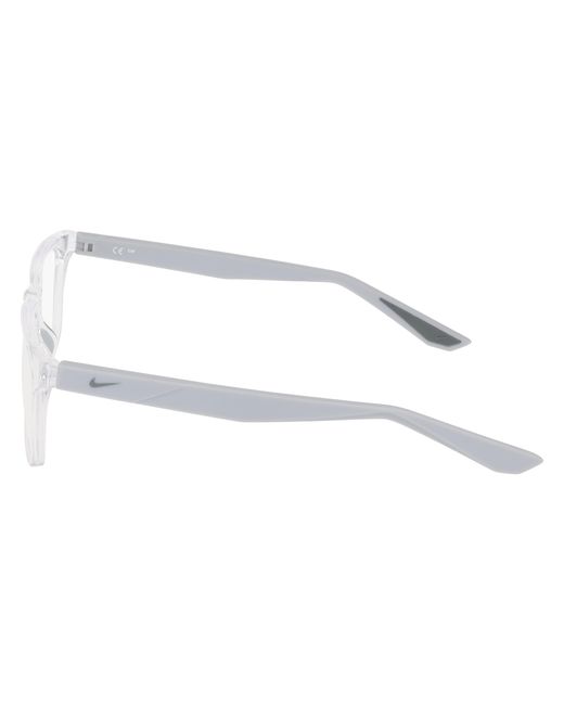 Nike Black 7414 900 Optical Frames Bio-Injected Squared Normal for men