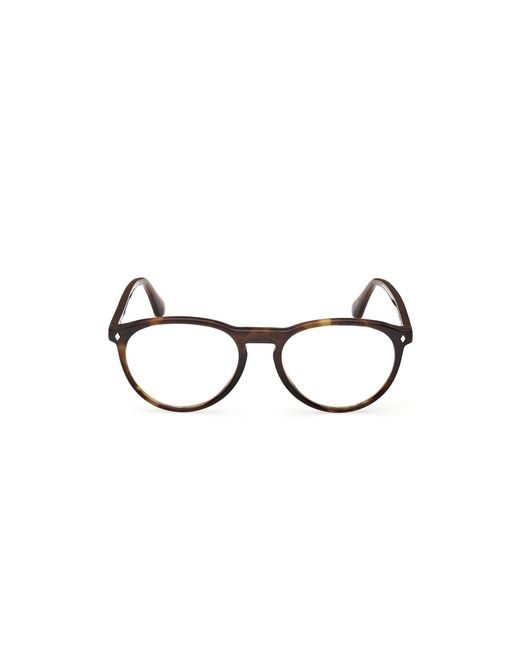 Web Black We5474 056 Optical Frames Acetate Round Normal for men