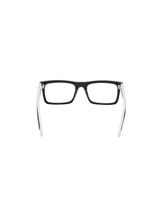 Adidas Black Or5107 01A Optical Frames Acetate Squared Normal for men
