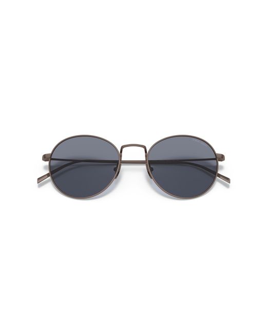 Giorgio Armani Black Ar6125 300619 Sunglasses Metal Round Normal for men