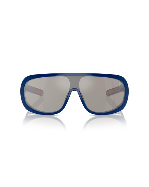 Polo Ralph Lauren Black Ph4215U 58866G Sunglasses Injected Geometric Mirrored Mirror for men