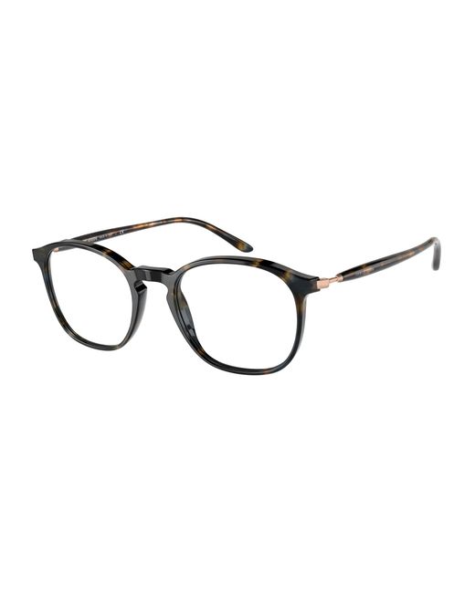 Giorgio Armani Black Ar7213 5411 Optical Frames Acetate Transparent Pantos Normal for men