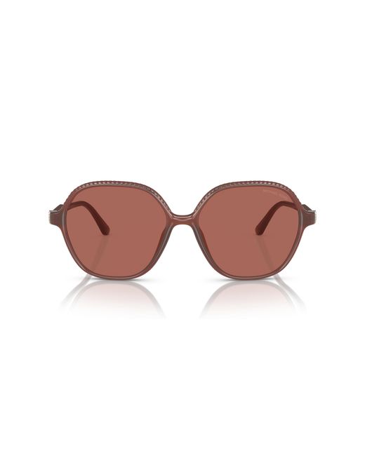 Michael Kors Black Mk2186U Bali 35481L Sunglasses Injected Geometric Polarized