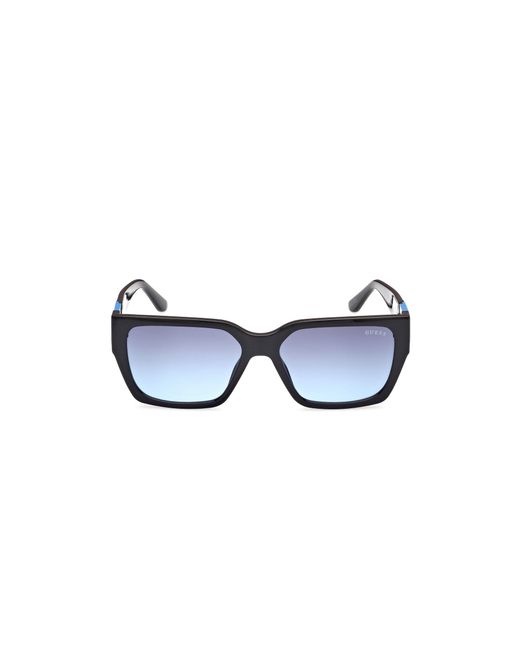Guess Black Gu7916 92W Sunglasses Injected Squared Normal Shaded