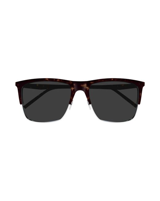 Saint Laurent Black Sl 768 003 Sunglasses Bio-Inject Squared for men