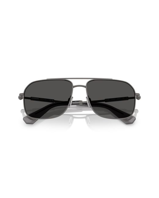 Burberry Black Be3159 131687 Sunglasses Metal Geometric Normal for men