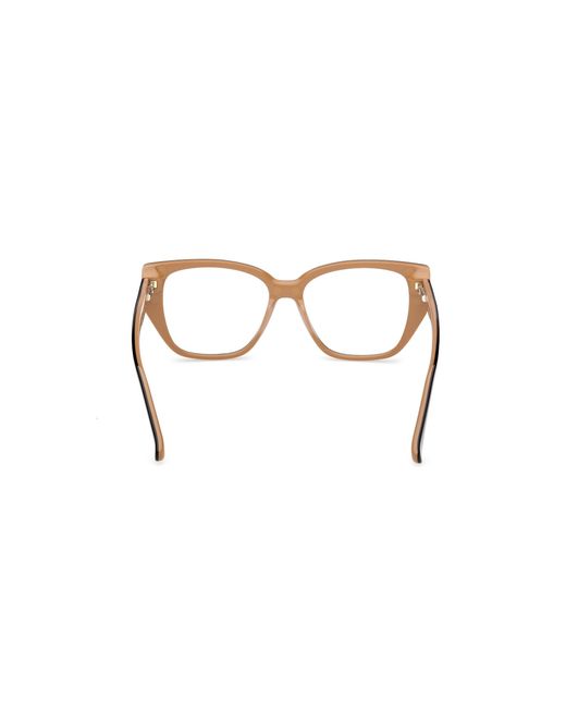 Max Mara Black Mm5212 050 Optical Frames Acetate Round Normal