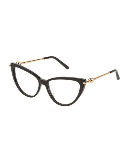 Furla Black Vfu946 700 Optical Frames Acetate Butterfly