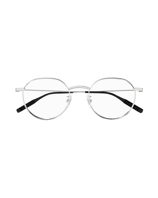 Montblanc Black Mb0317Oa 001 Optical Frames Titanium Transparent Round for men