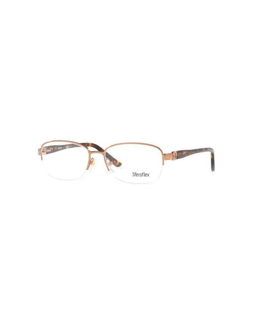 Sferoflex Black Sf2571 488 Optical Frames Metal Squared