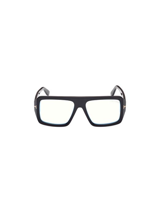 Tom Ford Black Ft5903-B 001 Optical Frames Acetate Squared Normal for men