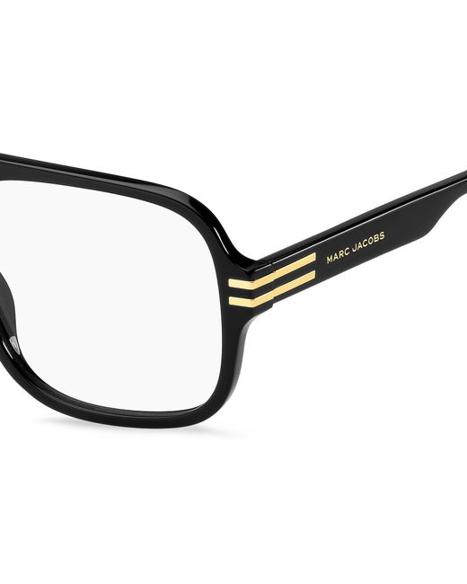 Marc Jacobs Black Marc 755 807 Optical Frames Acetate Squared for men