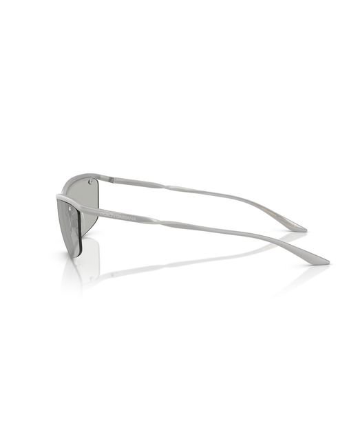 Dolce & Gabbana Black Dg2307 13648V Sunglasses Metal Squared Mirrored