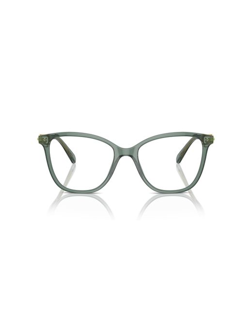 Swarovski Black Sk2020 1043 Optical Frames Acetate Squared Normal
